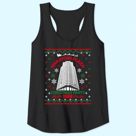 Nakatomi Plaza 1988 Christmas Ugly Classic Tank Tops