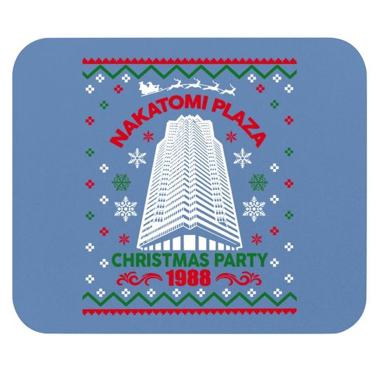 Nakatomi Plaza 1988 Christmas Ugly Classic Mouse Pads