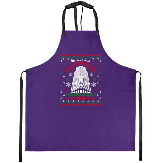 Nakatomi Plaza 1988 Christmas Ugly Classic Aprons