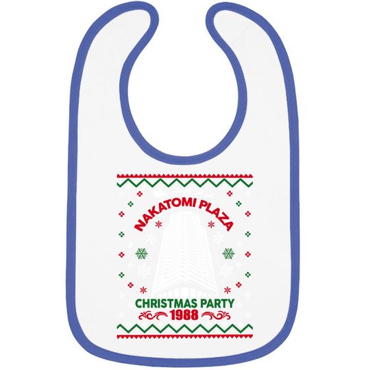 Nakatomi Plaza 1988 Christmas Ugly Classic Bibs