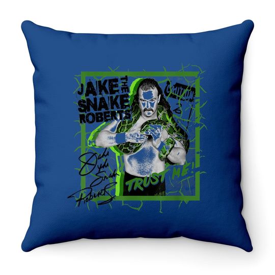 The Snake Roberts "signature" Graphic Throw Pillow