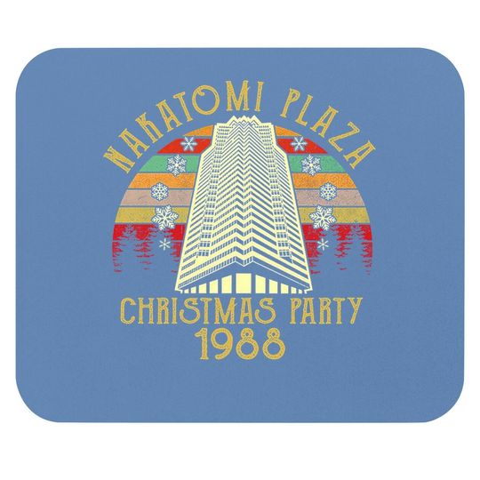 Die Hard Nakatomi Plaza Christmas Party 1988 Mouse Pads