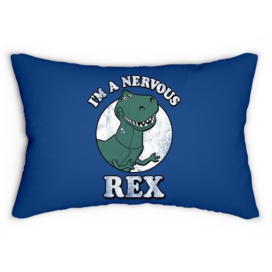 Pixar Toy Story I'm A Nervous Rex Dinosaur Lumbar Pillow