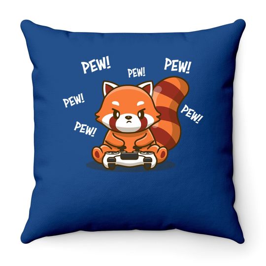 Red Panda Throw Pillow