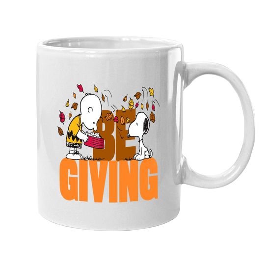 Peanuts Snoopy Charlie Brown Thanksgiving Mugs