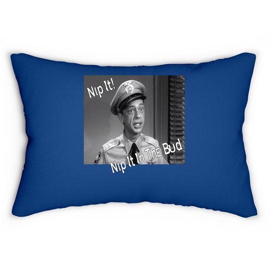 The Andy Griffith Show Barney Fife Nip It Lumbar Pillow