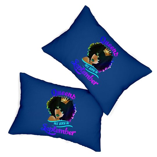 Queens Born September Virgo Libra Birthday Lumbar Pillow
