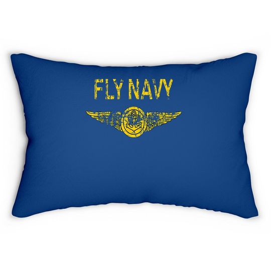 U.s Navy Original Fly Navy Lumbar Pillow