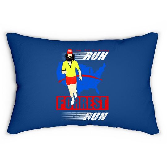 Forrest Gump Run Forrest Run Tom Hanks Lumbar Pillow