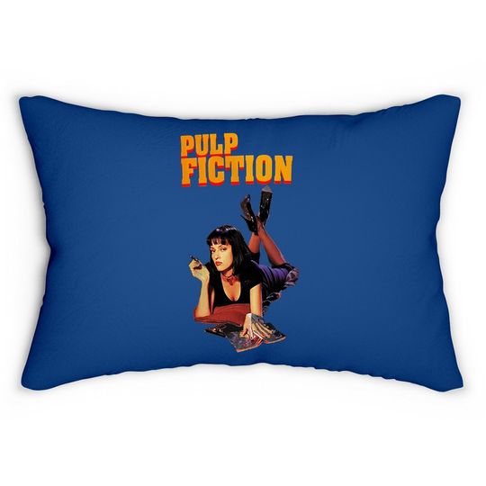 Nirvan Pulp Fiction Mia  lumbar Pillow