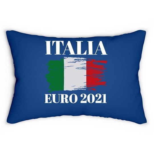 Italy Jersey Soccer 2021 Euro Design Lumbar Pillow
