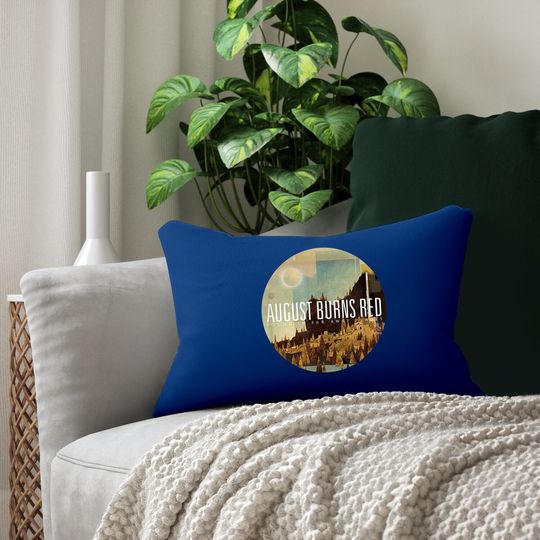 August Burns Red Far Away Places Lumbar Pillow