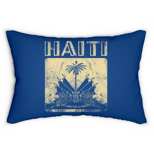 Haiti 1804 | Haitian Flag Lumbar Pillow
