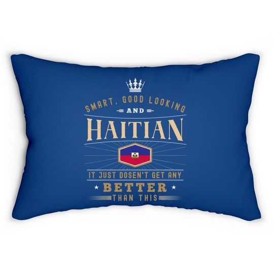 Haitian Lumbar Pillow Gift Funny National Proud Lumbar Pillow