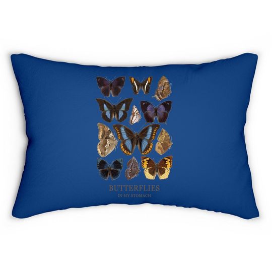 Meladyan Women&rsquo;s Butterfly Printed Graphic Loose Lumbar Pillow Short Sleeve Round Neck Loose Lumbar Pillow Tops