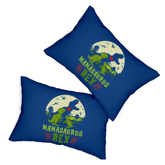 Mamasaurus Rex T Rex Dinosaur Cute Mother's Day Gifts Lumbar Pillow