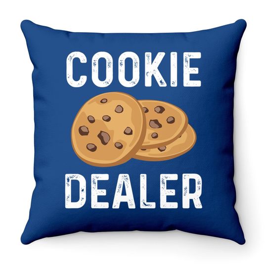 Cookie Dealer Throw Pillow