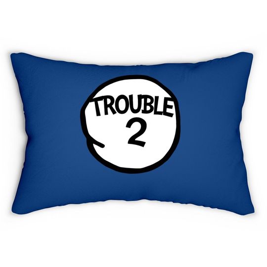 Trouble 2  matching Group Trouble Lumbar Pillow