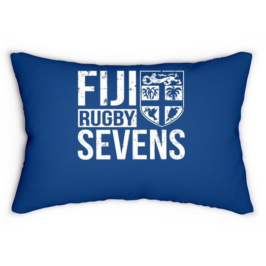 Fiji Rugby Sevens 7s Proud Team Lumbar Pillow
