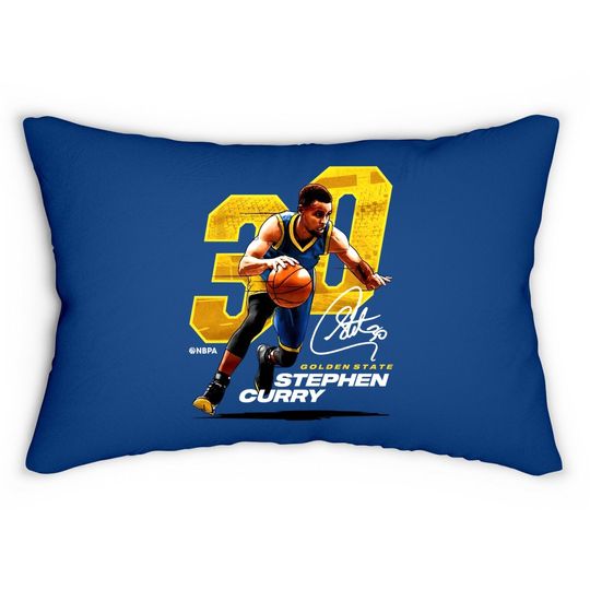 500 Level Steph Curry Golden State Basketball Lumbar Pillow