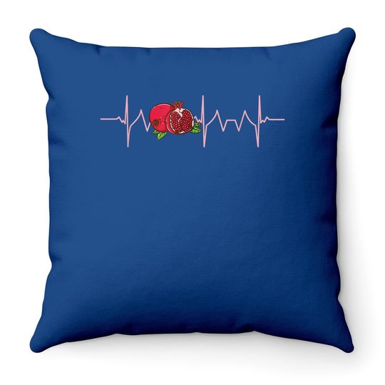Pomegranate Heartbeatt Throw Pillow