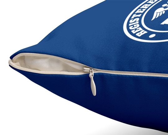 Registered Nurse Live Love Heal Pocket Logo Rn Throw Pillow