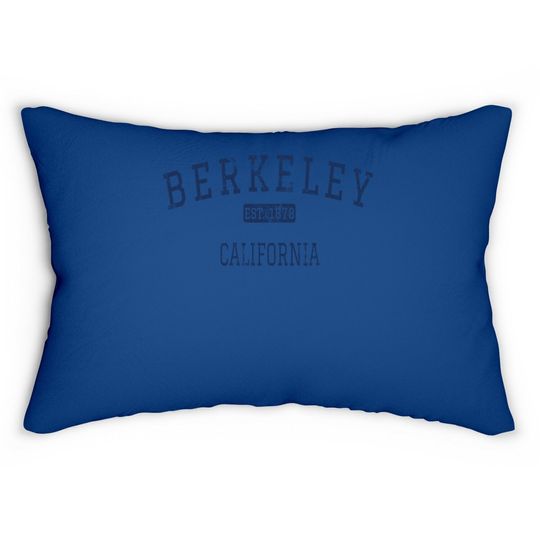 Berkeley California Vintage Est Lumbar Pillow