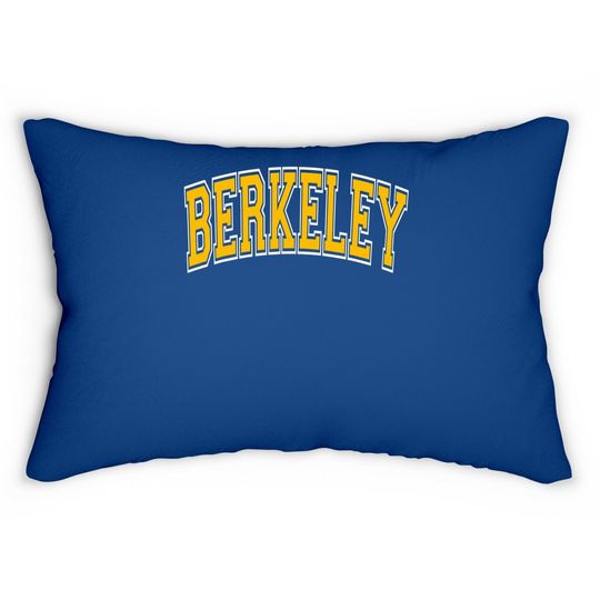 Berkeley California Ca Varsity Style Amber Lumbar Pillow