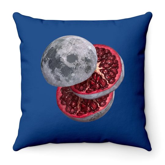 Pomegranate Moon Throw Pillow