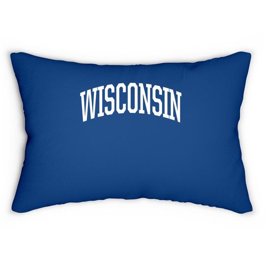 Wisconsin Wisconsin Sports College Lumbar Pillow