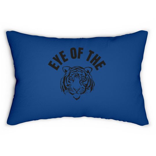 Eye Of The Tiger Inspirational Quote Workout Fitness Lumbar Pillow