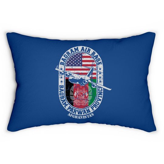 Bagram Air Base Airfield Usaf Afghanistan Lumbar Pillow