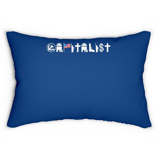 Capitalism Conservative - Investor Economics Capitalist Lumbar Pillow