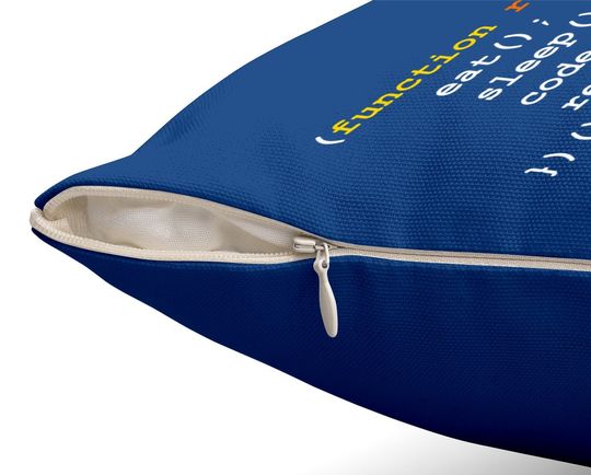 Computer Science Programmer Eat Sleep Code Throw Pillow