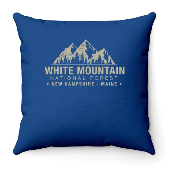 White Mountain National Forest New Hampshire Maine Throw Pillow
