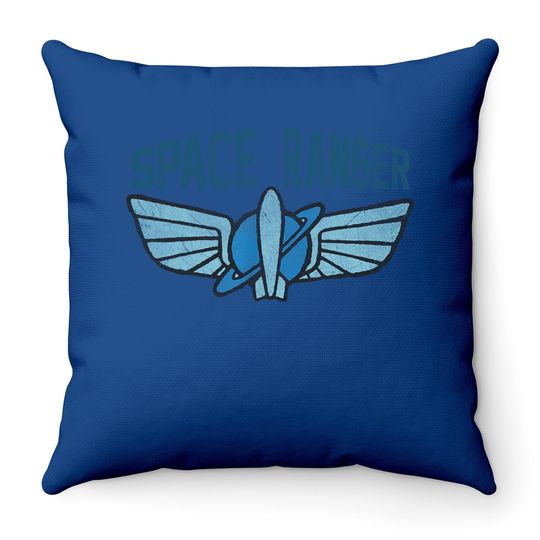 Space Ranger Star Command Logo Throw Pillow