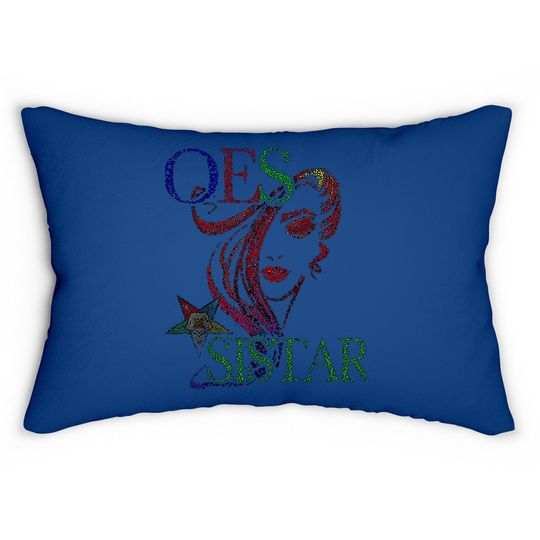 Order Of The Eastern Star Oes Sistar Ritual Ring Masonic Lumbar Pillow