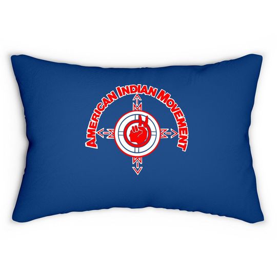 American Indian Movement Lumbar Pillow