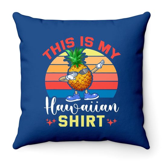 Pineapple Hawaiian Throw Pillow