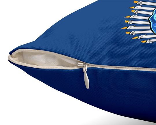 T Rex Dinosaur Hanukkah Throw Pillow