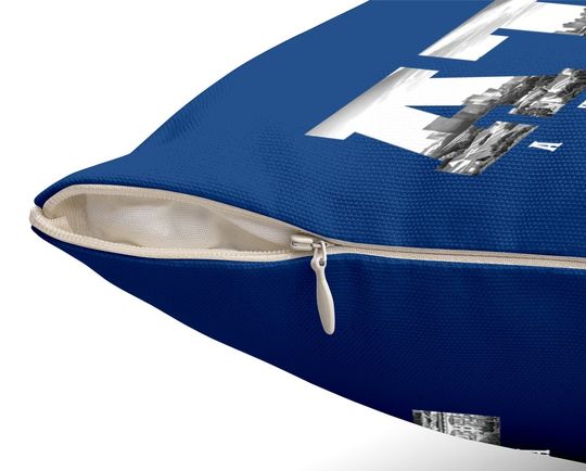 Atl Atlanta Skyline Pride Black & White Vintage Georgia Throw Pillow