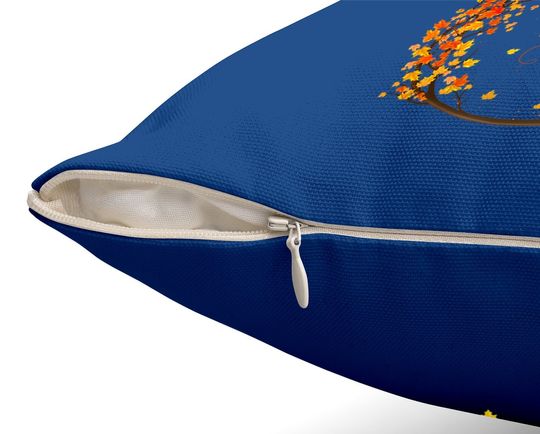 Happy Fall Y'all Pumpkin Pickup Truck Cat Kitty Thanksgiving Throw Pillow