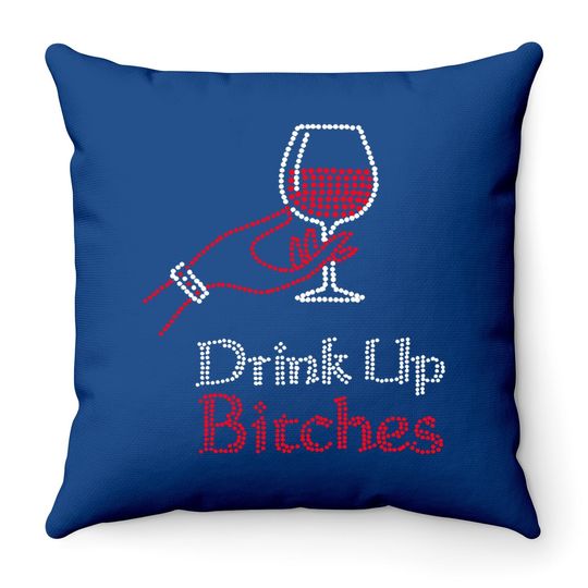 Chris's Stuff Rhinestone Throw Pillow