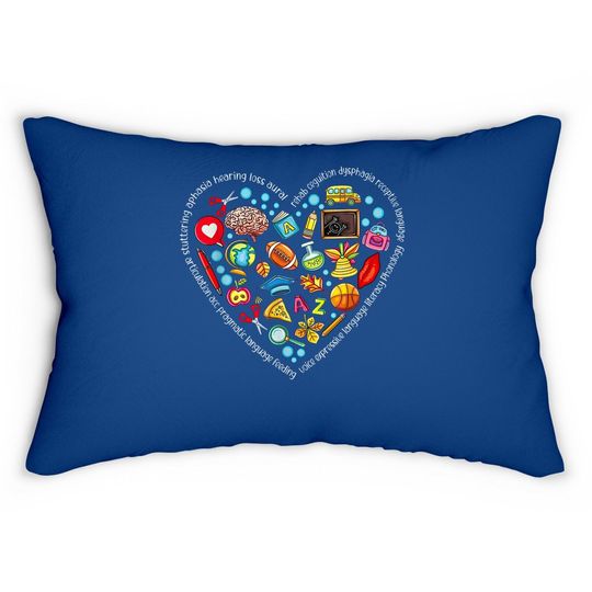 Speech Language Pathology Heart Shape Speech Therapy Lumbar Pillow