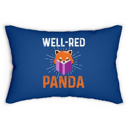 Well Red Panda Lumbar Pillow