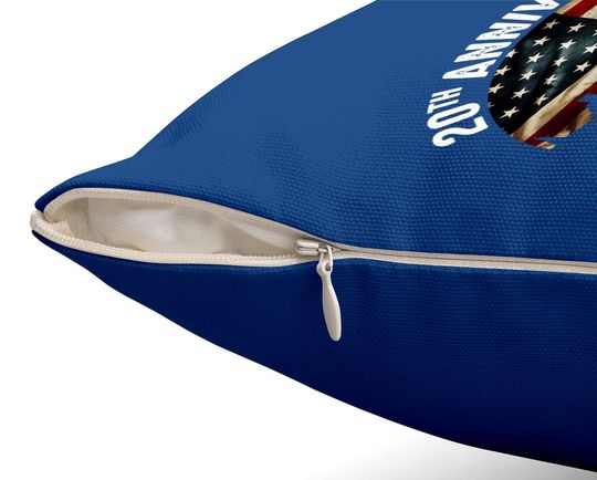 20 Years Anniversary 911 Never Forget Throw Pillow