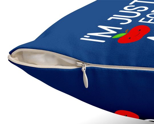 I'm Just Here For The Apple Cider Donuts Apple Picking Throw Pillow