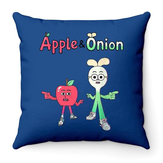Apples And Onion Throw Pillow