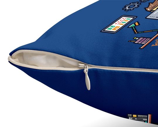 Computer Science Python Programmer Eat Code Sleep Throw Pillow