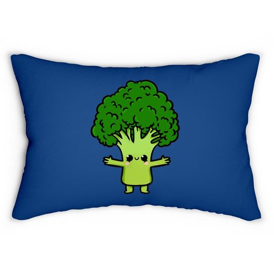 Kawaii Broccoli Lumbar Pillow